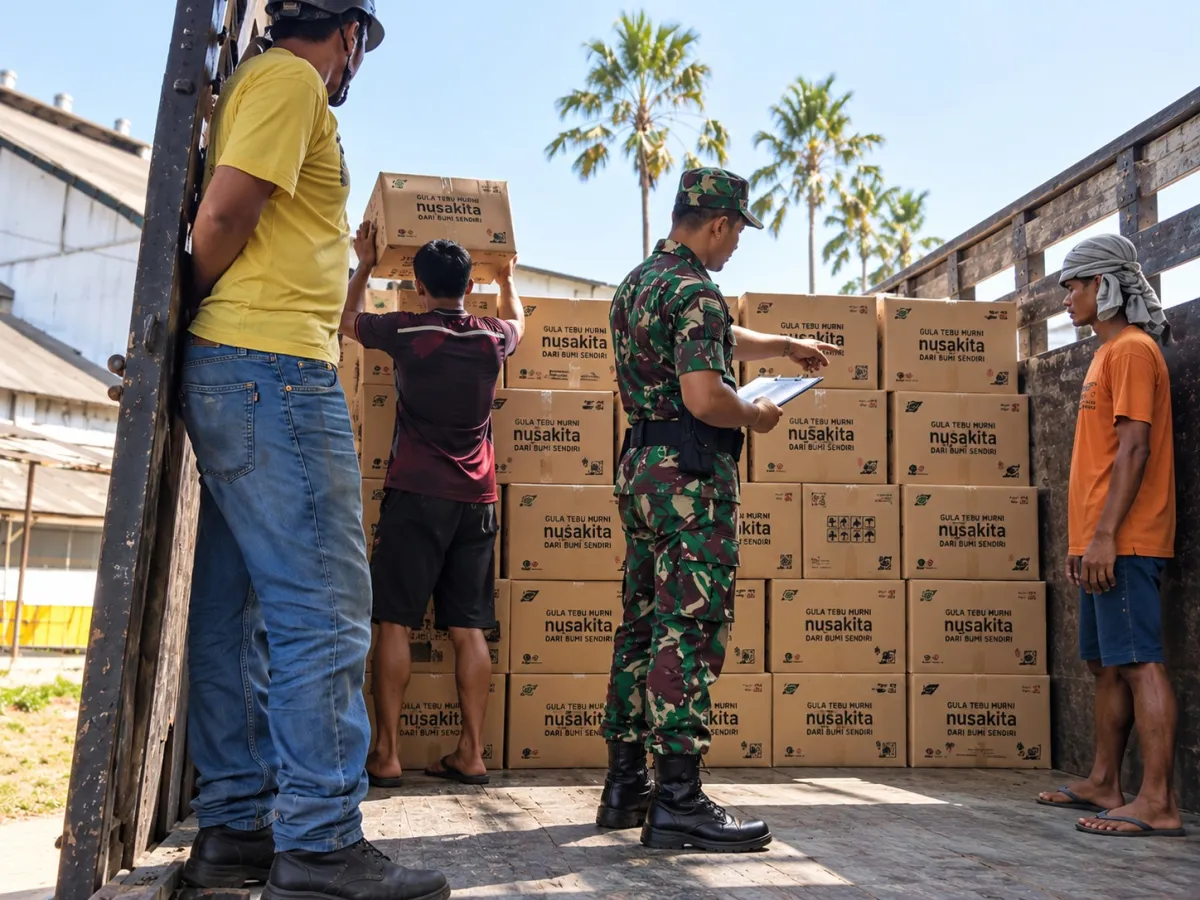 Nusakita Hadir di HUT ke-81 TNI, SGN Salurkan 16,5 Ton Gula untuk Bakti Sosial dan Pasar Murah