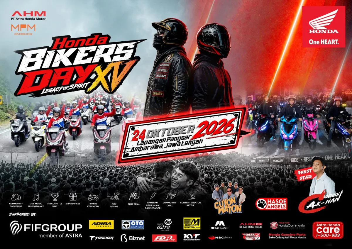 Honda Community Jatim Siap Ramaikan Honda Bikers Day 2026