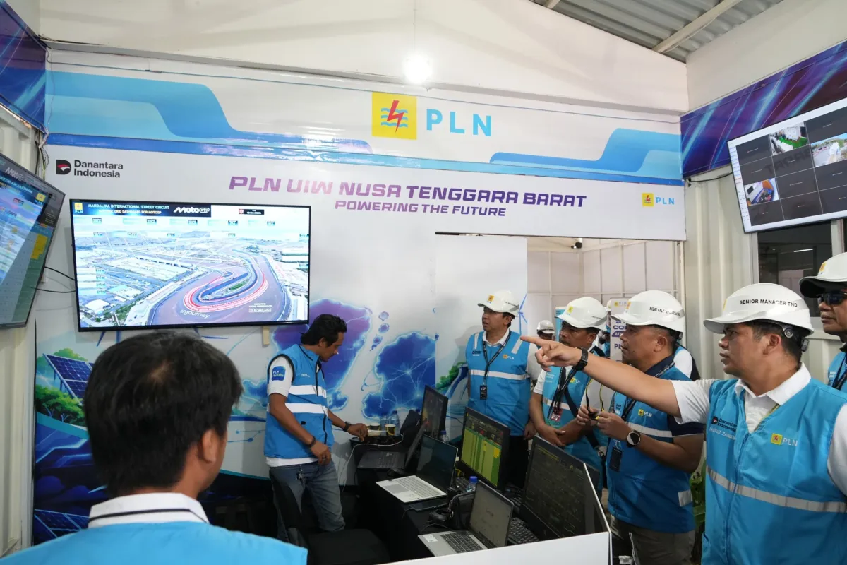 Jaga Keandalan Listrik MotoGP Mandalika, Direktur Pembangkitan PLN Pantau l Lewat Control Room