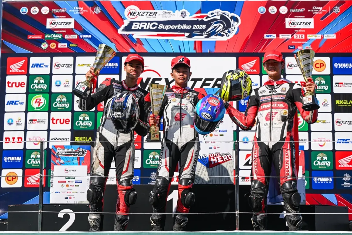 Tampil Gemilang di Thailand, Pebalap Binaan Astra Honda Raih Double Podium
