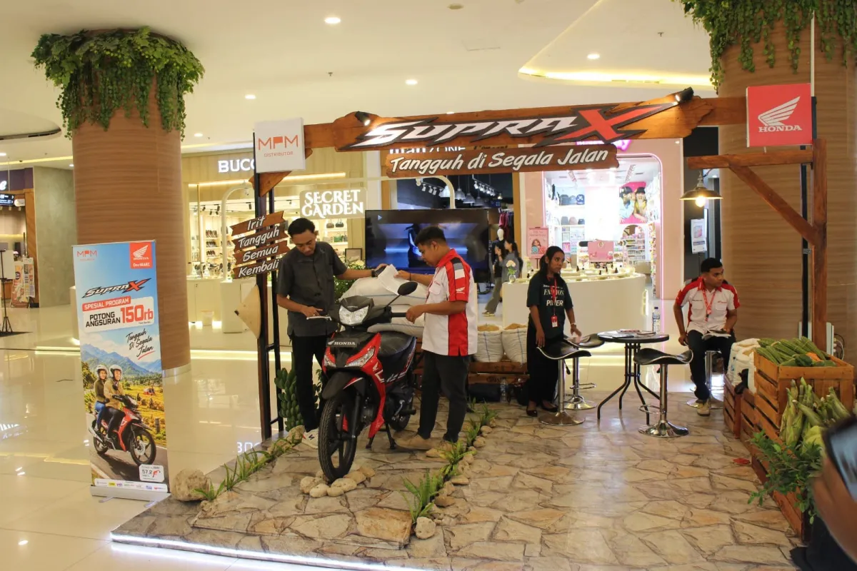 MPM Honda Jatim Hadirkan Pameran Honda Supra X di Lippo Plaza Kupang, Tawarkan Promo Angsuran Menarik