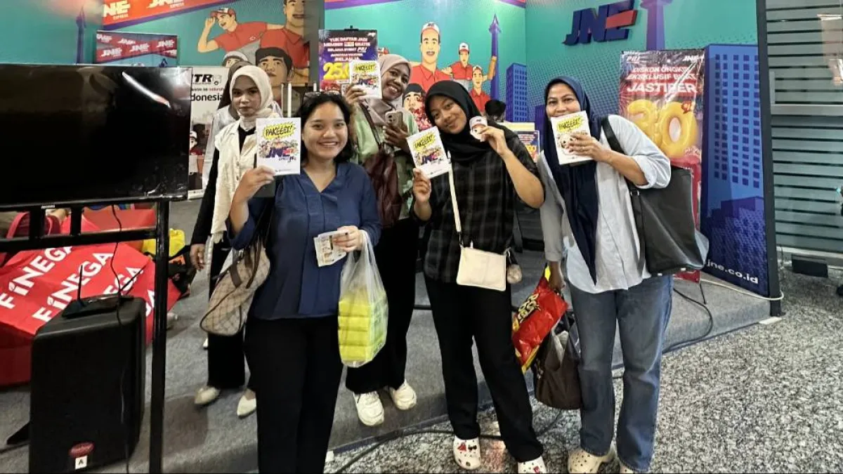 JNE Tawarkan Voucher Belanja dan Diskon Ongkir 30 Persen di PRJ Surabaya