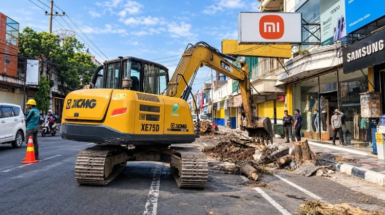 Penataan Jalan PB Sudirman Lumajang Mulai Dikerjakan, Ditarget Tuntas Desember 2026