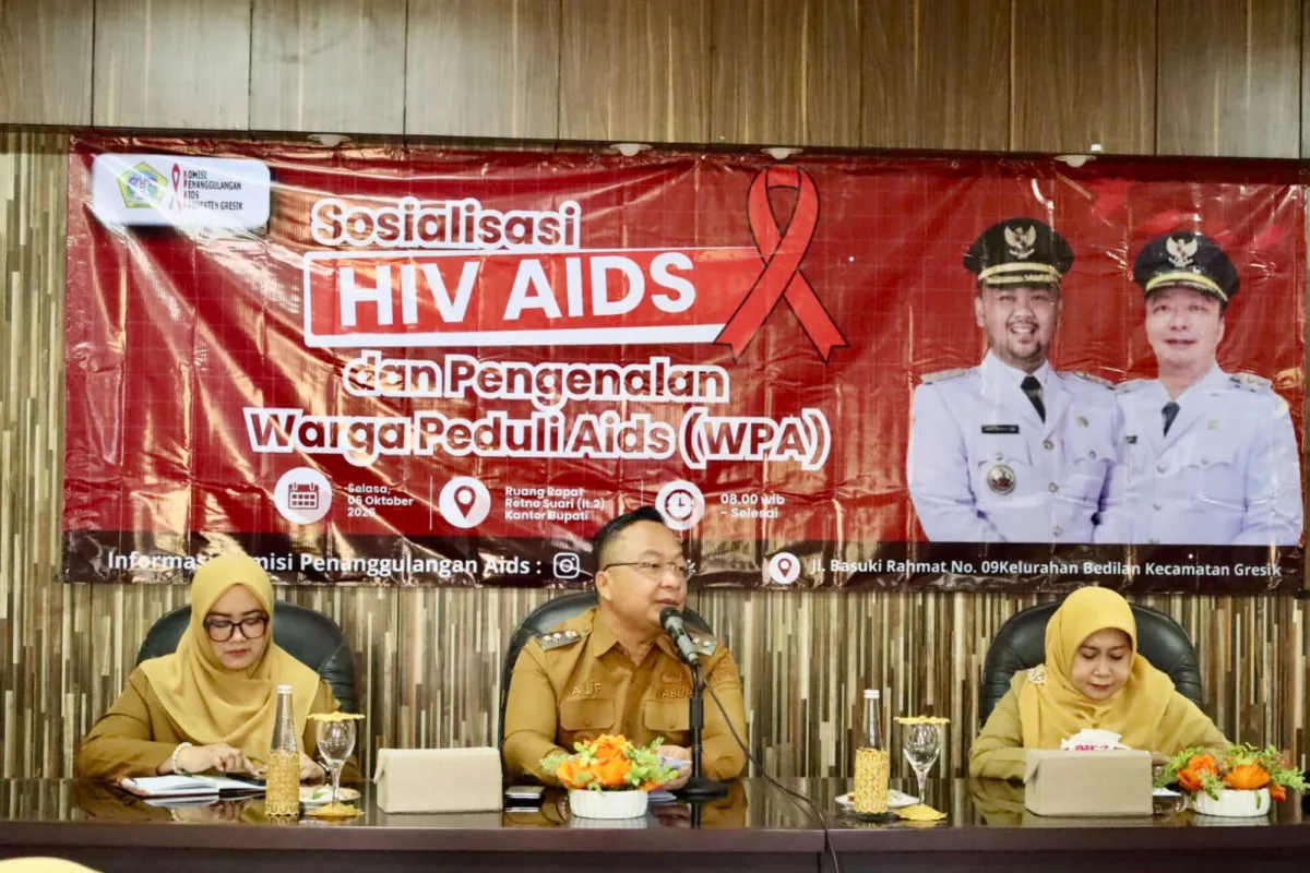 Wabup Gresik Ingatkan Bahaya Stigma terhadap Orang dengan HIV/AIDS