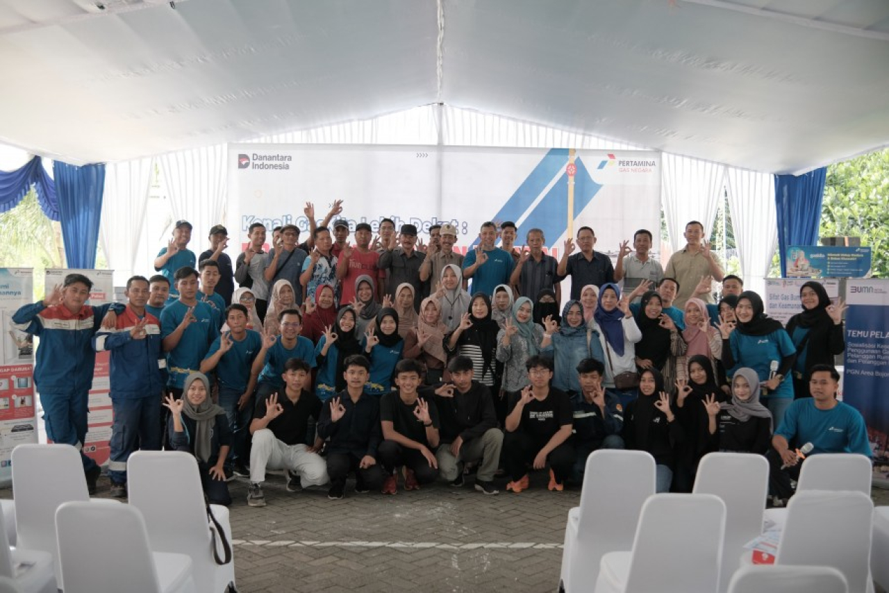 PT Perusahaan Gas Nagara Tbk (PGN) selaku Subholding Gas Pertamina, Area Bojonegoro, menggelar safety edukasi atau penyuluhan keselamatan penggunaan gas bumi di Perumahan Graha Indah, Desa Tambakrigadung, Kecamatan Tikung, Kabupaten Lamongan