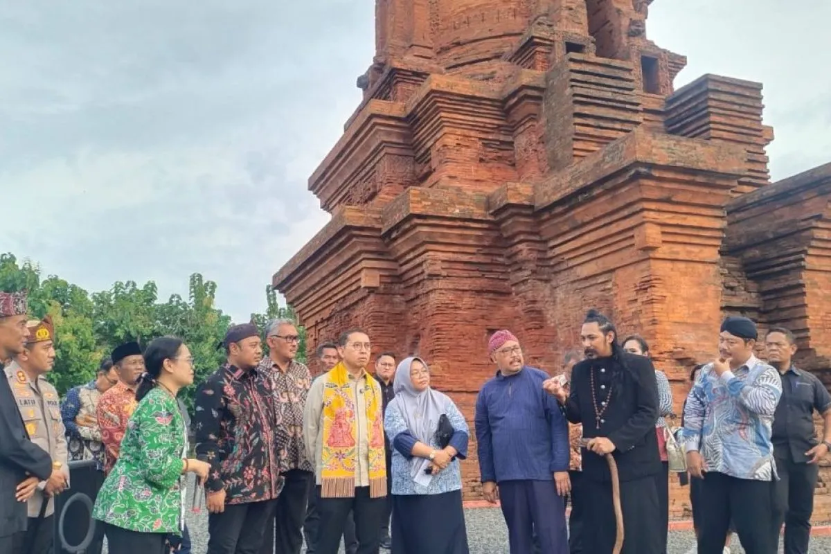 Menbud Dorong Candi Jabung jadi Ekosistem Budaya di Probolinggo