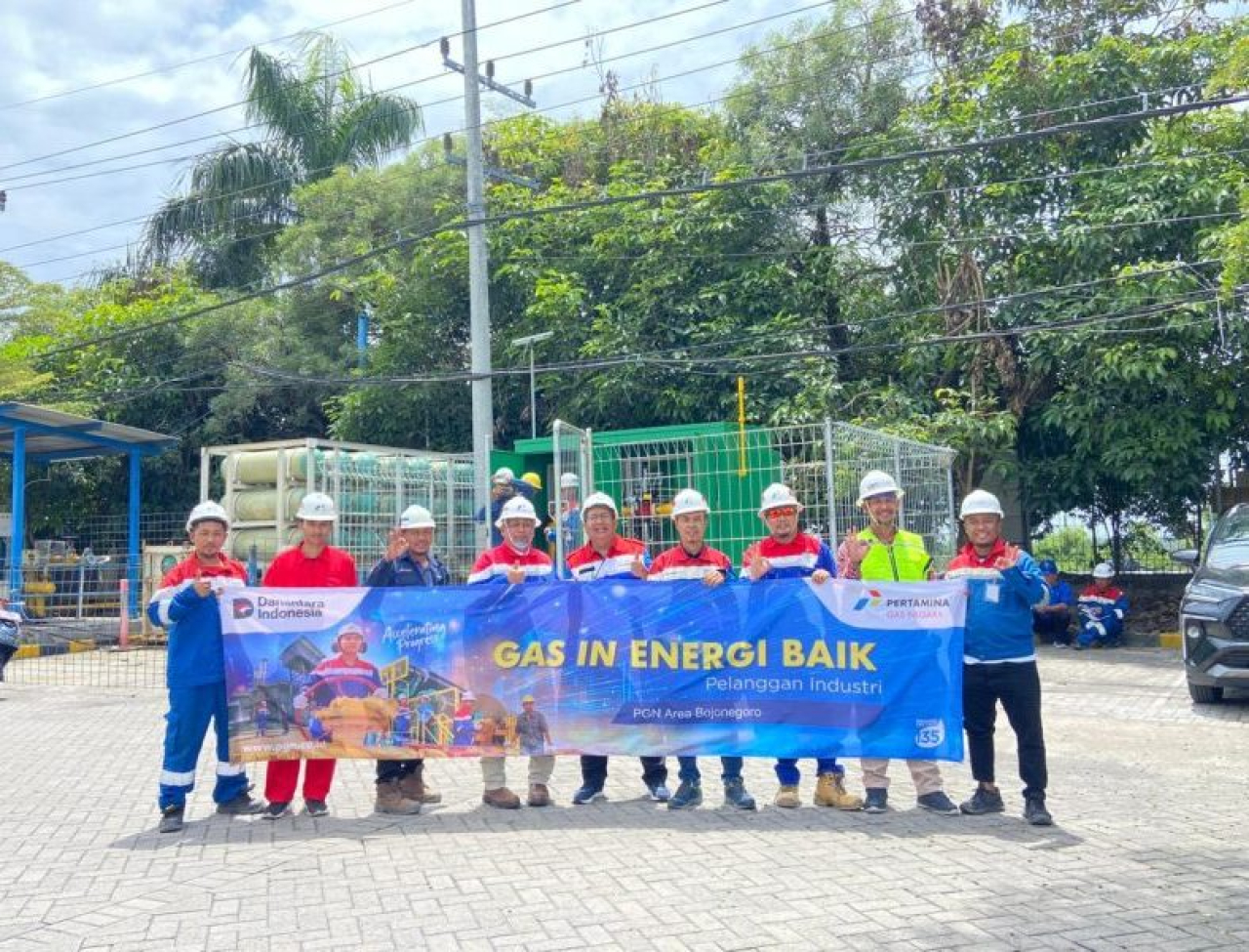 PT Perusahaan Gas Negara Tbk (PGN) melakukam Gas in pada tanggal 1 Januari 2026.