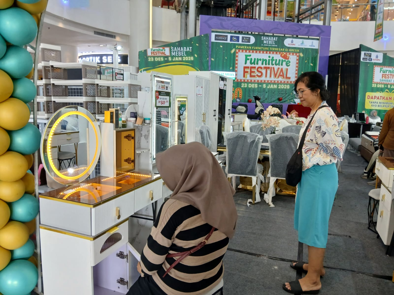 Furniture Fest digelar di Icon Mall Gresik, berlangsung selama dua pekan mulai 23 Desember 2025 hingga 5 Januari 2026.
