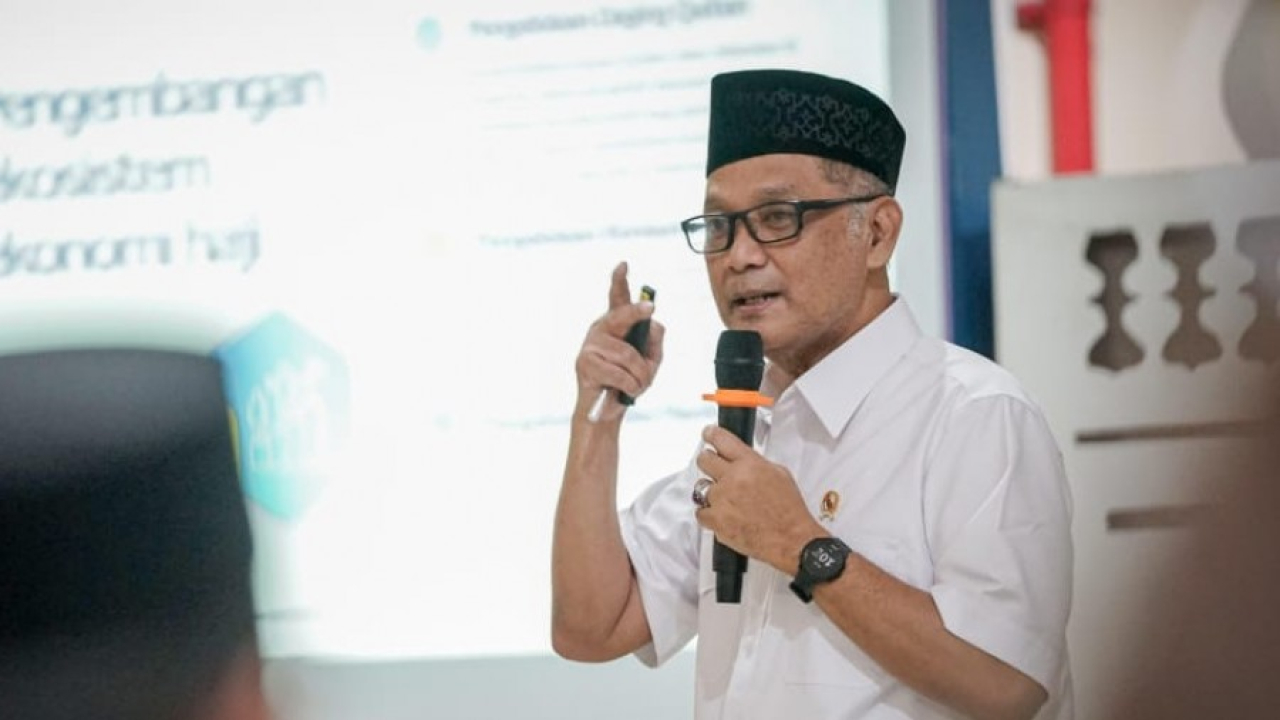 Menteri Haji dan Umrah (Menhaj) Mochamad Irfan Yusuf