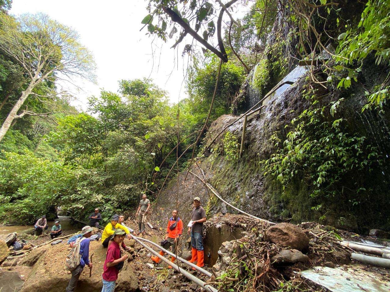 Badan Penanggulangan Bencana Daerah (BPBD) Kabupaten Bondowoso melakukan survei di enam dusun Desa Klekean, Kecamatan Botolinggo Bondowoso
