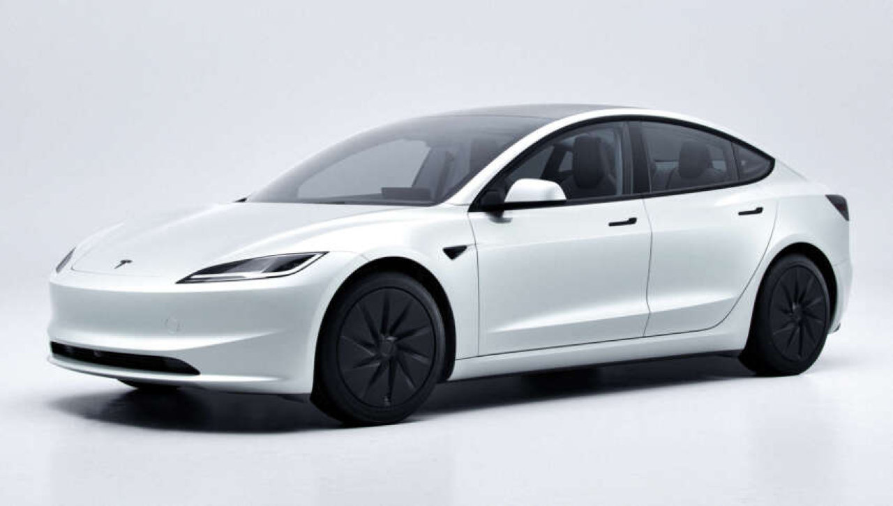 Tesla Model 3 Standart Yang Meluncur Di Malaysia. Foto :Paul Tan