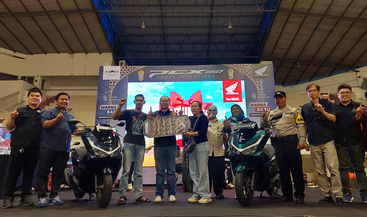 Kegiatan Honda Ramadan Exhibition yang dirangkaikan dengan Pengundian Pemenang Promo “Untukmu Konsumen Honda” (UKH) di GOR Ken Arok pada 22 Februari 2026