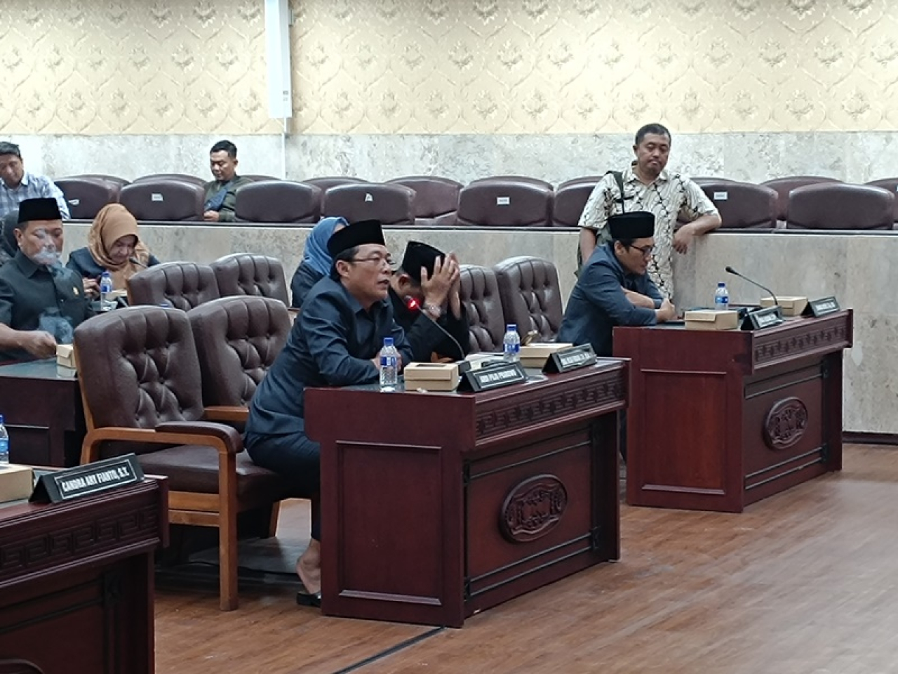 Rapat sinkronisasi yang digelar di ruang Co-creating Gedung Pemkab Bojonegoro.