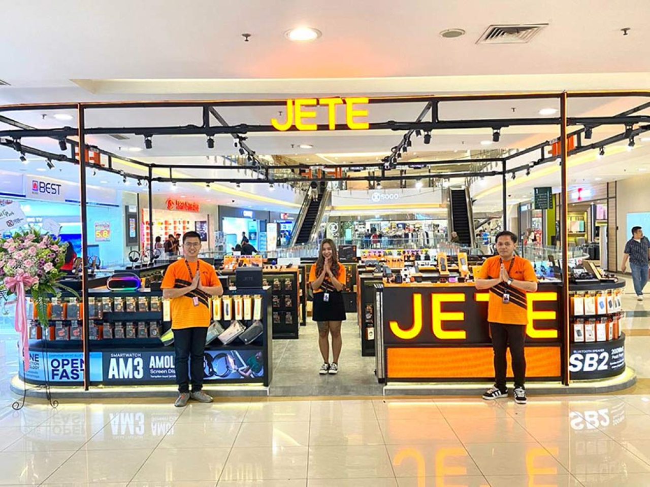 Salah satu gerai JETE