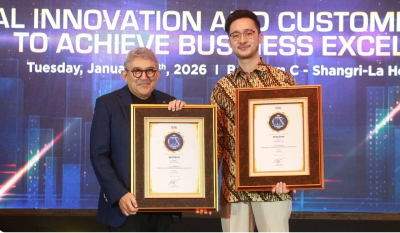  Indonesia Customer Experience Award 2025 dari Majalah SWA menempatkan Modena sebagai pilihan teratas konsumen untuk produk kompor listrik dan pemanas air.