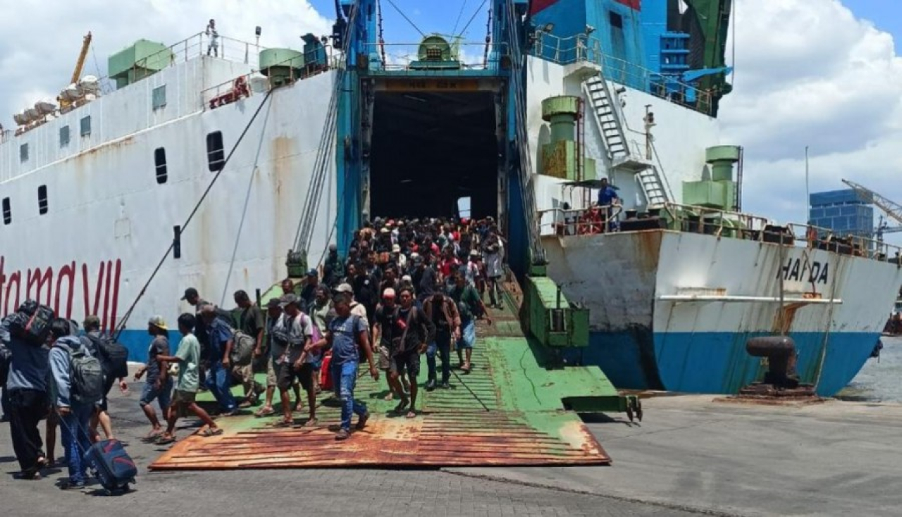 Arus balik angkutan laut Lebaran 1447 H/2026 di Pelabuhan Tanjung Perak Surabaya