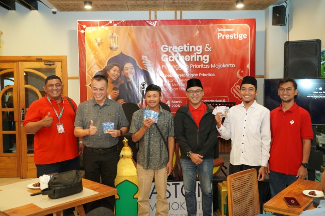 Telkomsel menggelar kegiatan “Greeting & Gathering Pelanggan Prioritas”  di Hotel Aston Mojokerto.