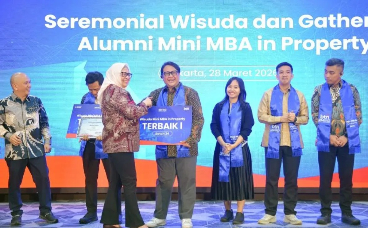 PT Bank Tabungan Negara (Persero) Tbk mencetak 863 pengembang baru melalui program Mini MBA in Property sejak 2016 hingga 2025