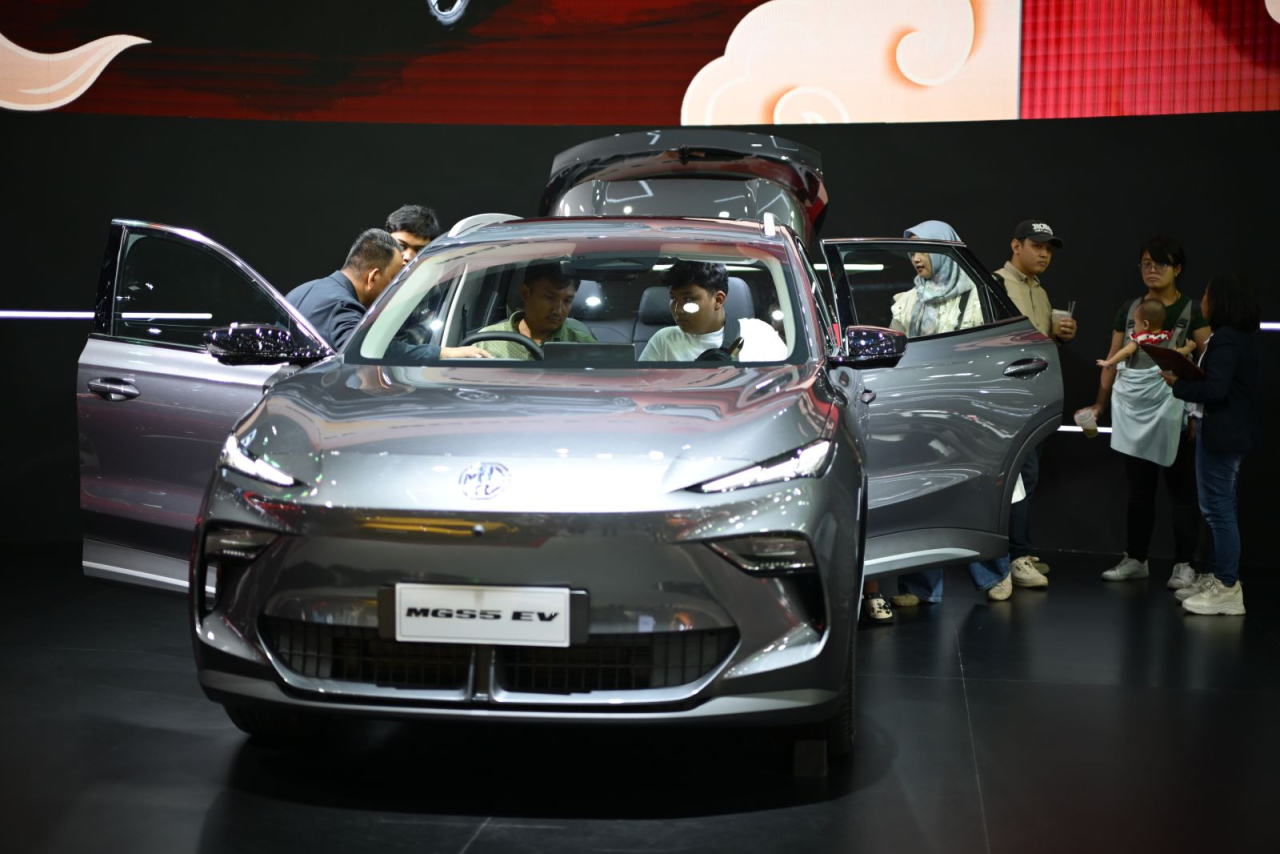 MG S5 EV Di ajang IIMS 2026. Foto: MG Indonesia