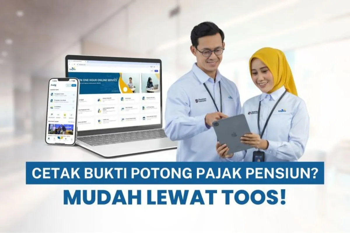 Bukti Potong PPh 21 Pensiun PT Taspen Bisa Diunduh Online