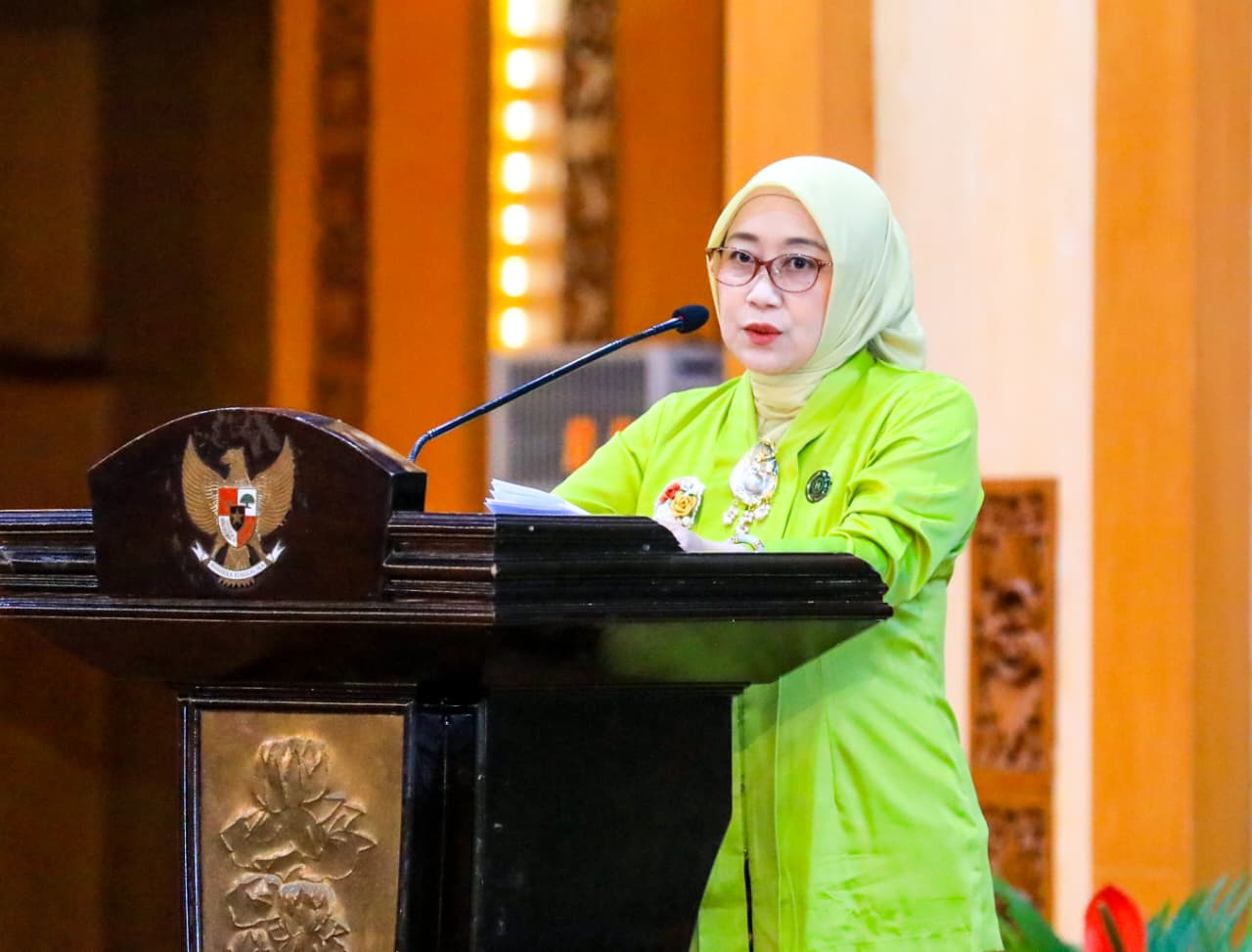 Ketua Dewan Pimpinan Daerah Perkumpulan Penyelenggara Pendidikan Anak Usia Dini (DPD PP PAUD) Provinsi Jawa Timur Isye Adhy Karyono