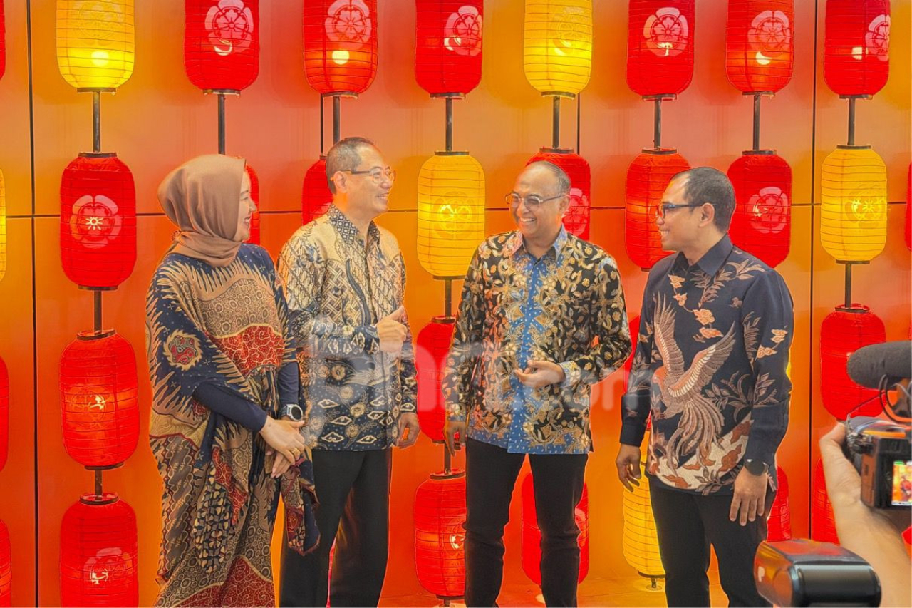Managing Director Deputy Head of Japanese Corporate Banking for MUFG Indonesia, Tadanobu Hirano di Surabaya