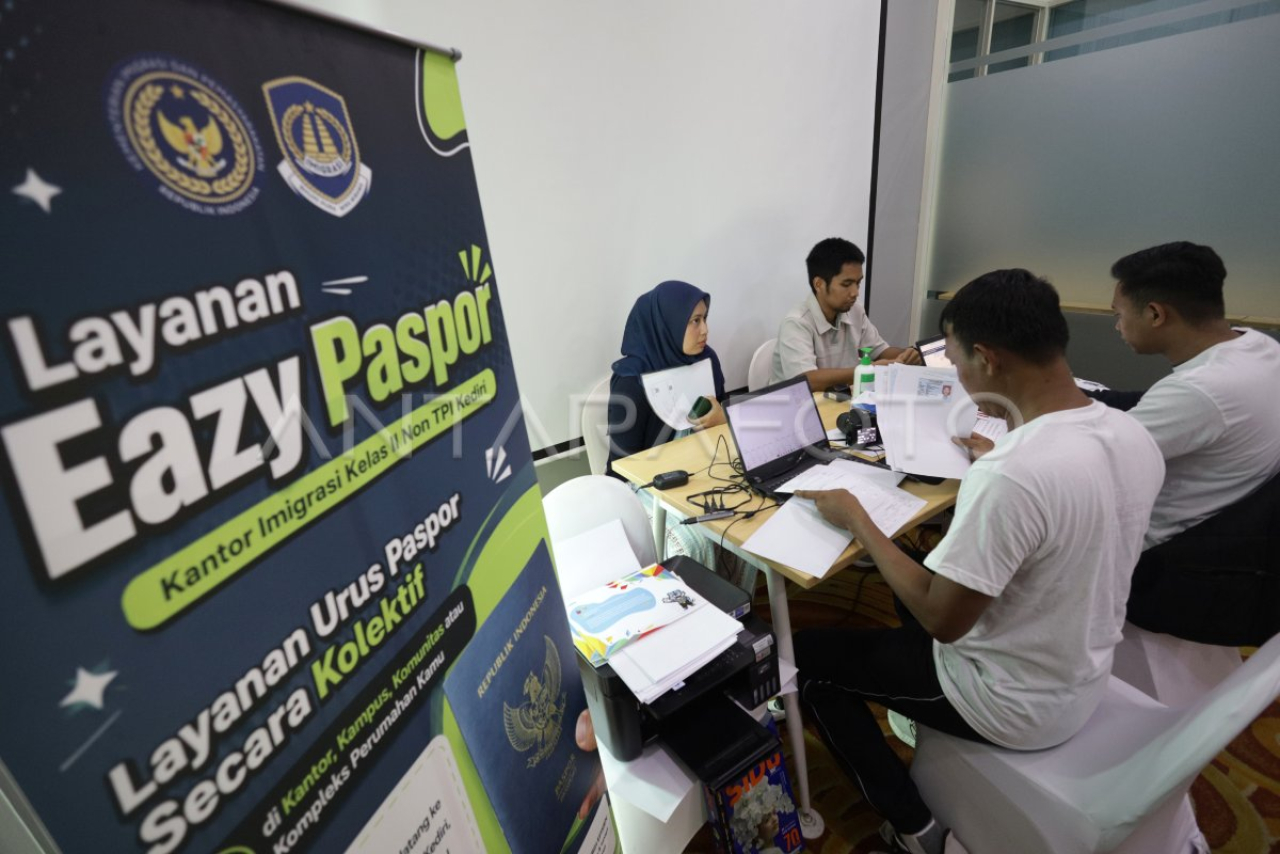 Pelaayanan Eazy Passport di imigrasi Kediri
