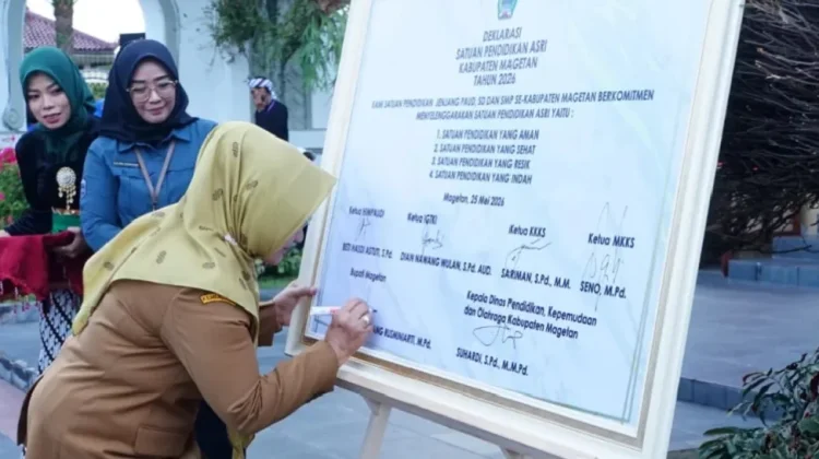 MKKS Magetan Deklarasikan Lingkungan Sekolah Bersih dan Sehat
