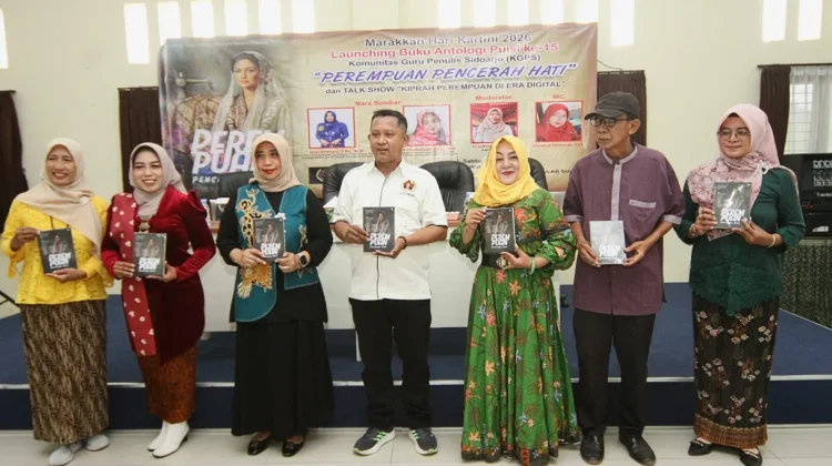 Komunitas Guru Sidoarjo Luncurkan Buku Antologi Puisi Pencerah Hati