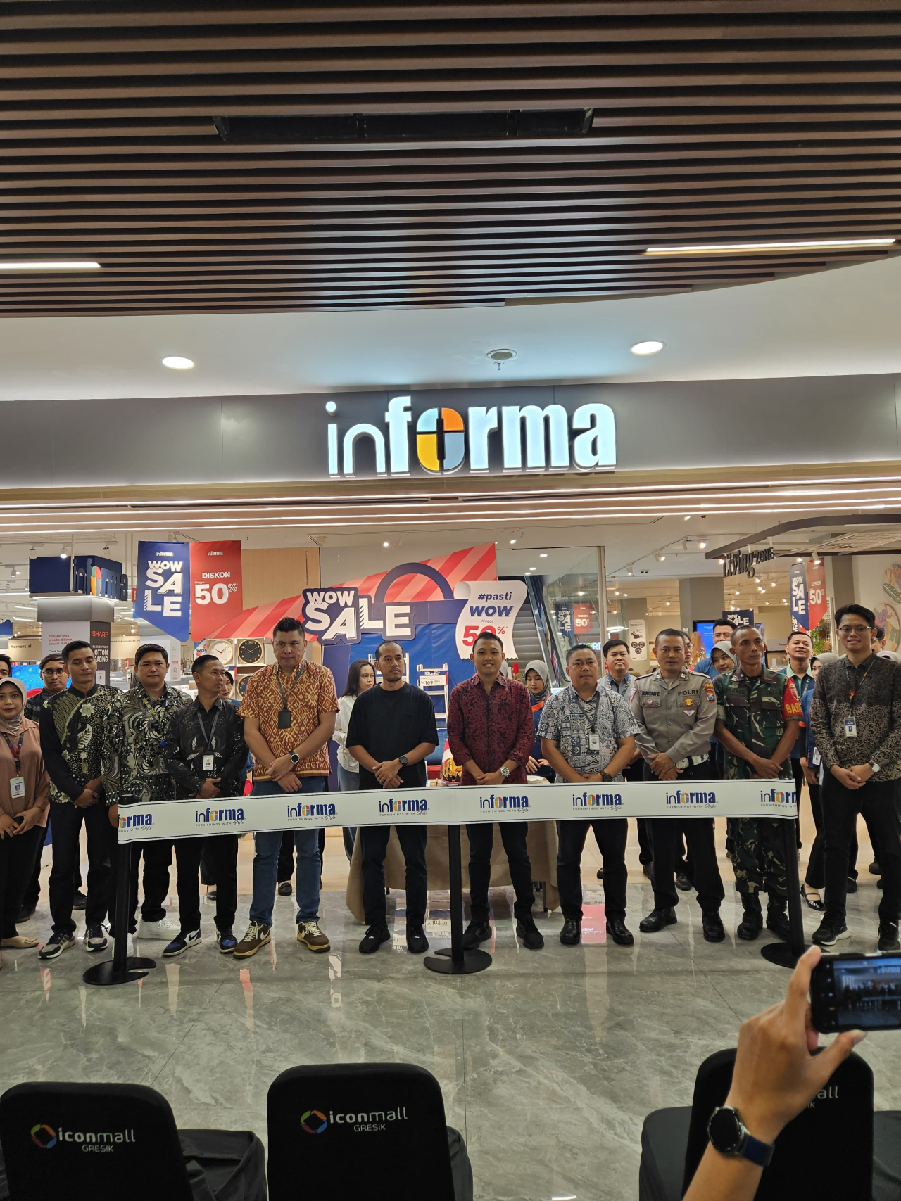 INFORMA Gresik resmi membuka kembali showroom terbarunya di Icon Mall Gresik pada Rabu (7/5/2026).