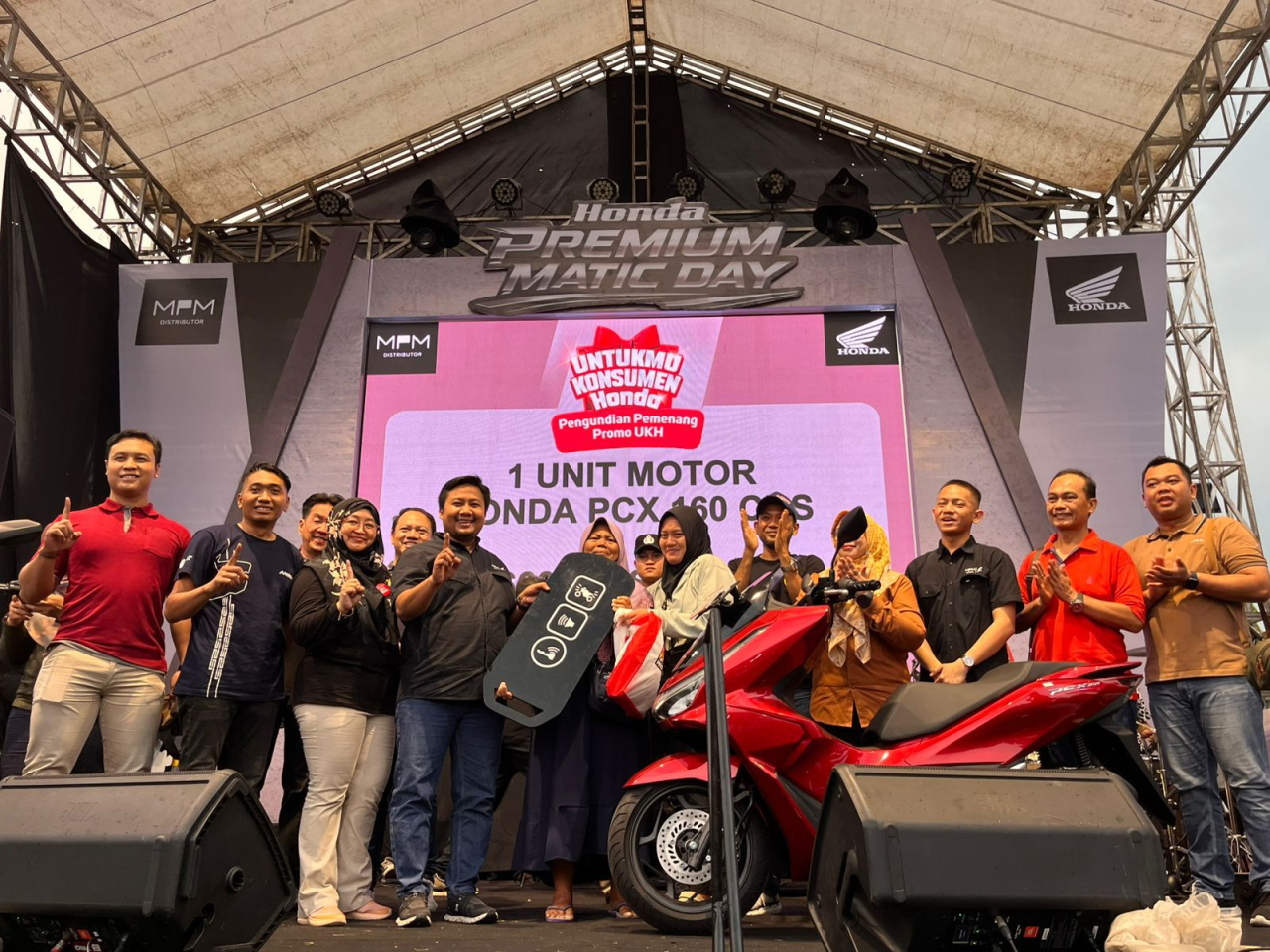 Kegiatan pengundian Program “Untukmu Konsumen Honda” (UKH) untuk periode pembelian Maret – April 2026 yang dilaksanakan di Ngawi.