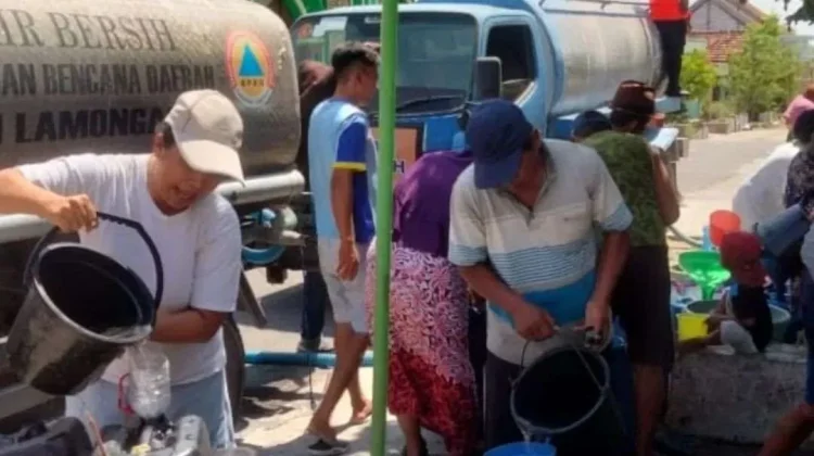 BPBD Lamongan Siagakan Air Bersih Antisipasi Darurat Kekeringan