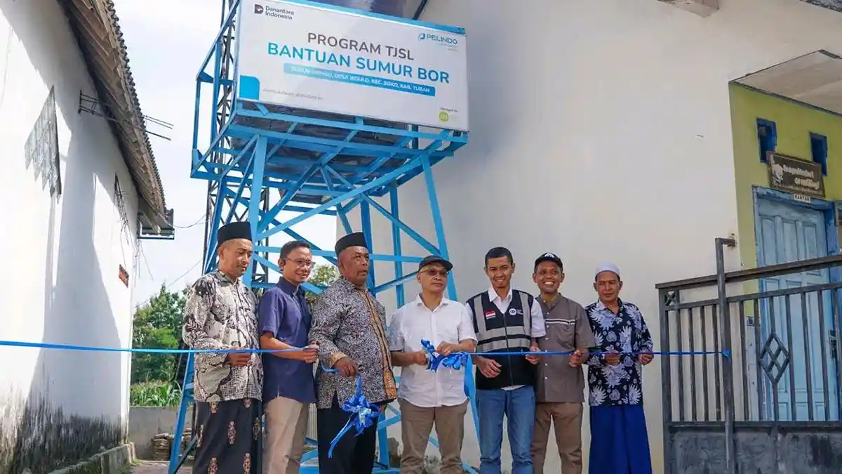 Pelindo Marine Resmikan Sumber Air Bersih Berkah di Tuban