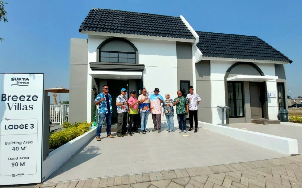 PT Jayaland mengembangkan klaster terbarunya di Perumahan Surya Breeze di Gedangan Sidoarjo.