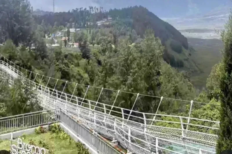 Jembatan Kaca Seruni Point Bromo Dibuka Selama Libur Sekolah