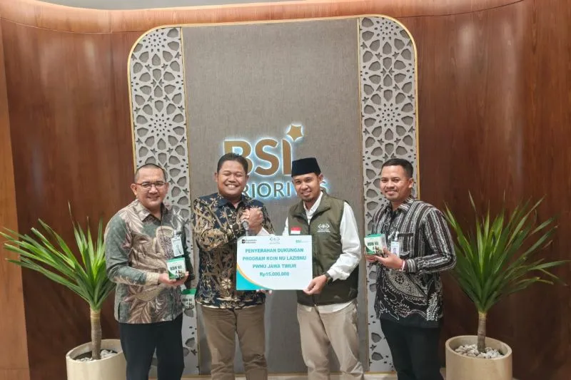 BSI Perkuat Gerakan Koin NU Melalui Donasi QRIS