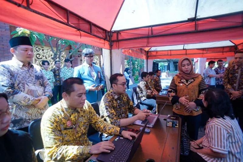 Mojokerto Kota Jadi Percontohan Tansformasi Digital Perlinsos