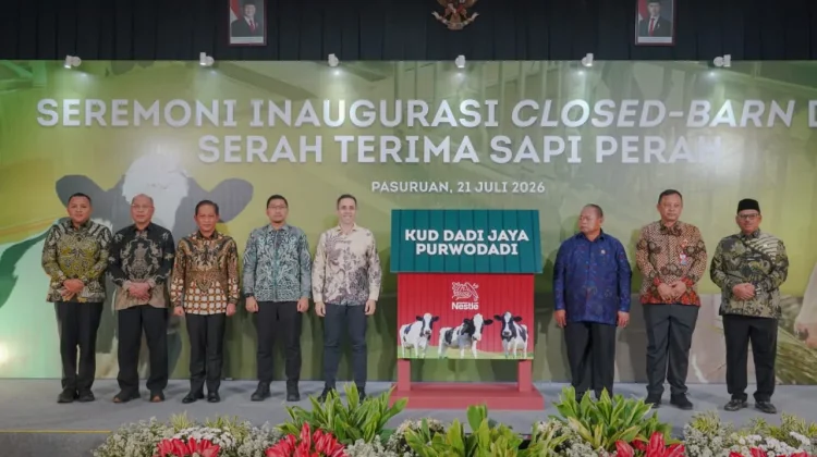 Nestlé Bangun Closed Barn di Pasuruan, Produktivitas Sapi Perah Diprediksi Melonjak