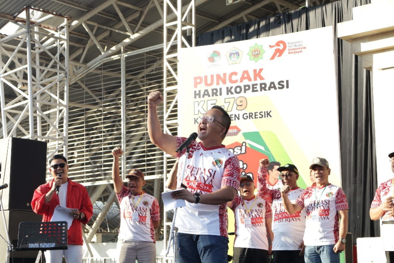 Peringatan Harkopnas dihadiri Wakil Bupati Gresik Asluchul Alif