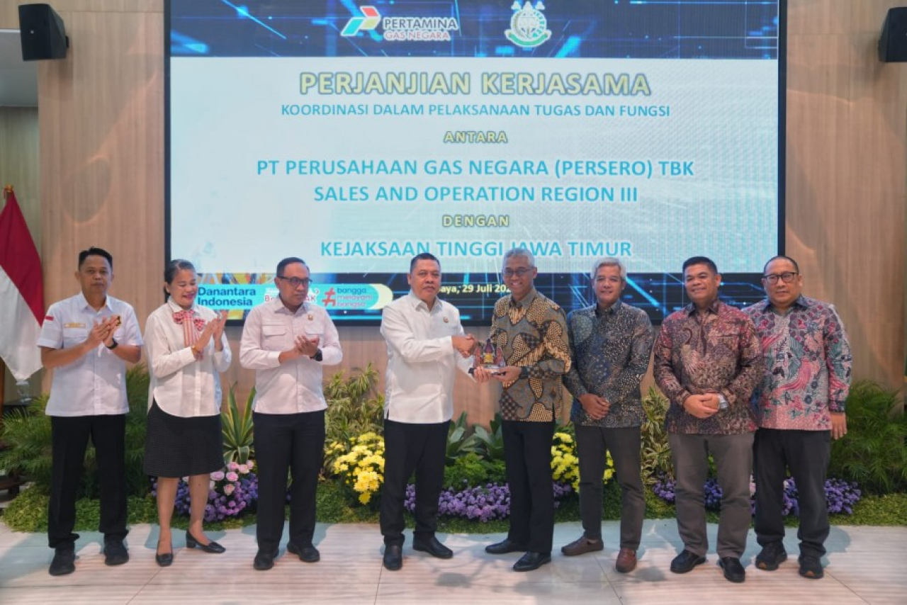Kesepakatan tersebut ditandatangani oleh Kepala Kejaksaan Tinggi Jawa Timur, Dr. Abdul Qohar AF, S.H., M.H., dan General Manager Sales & Operation Region III PGN, Hedi Hedianto