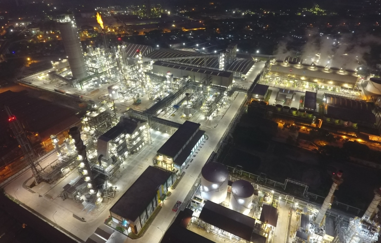 Kawasan pabrik PT Petrokimia Gresik