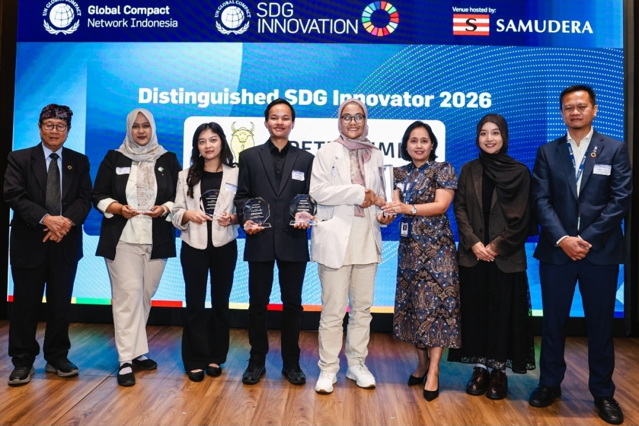 PT Petrokimia Gresik (Persero) meraih penghargaan Outstanding Distinguished Innovator dalam ajang SDGs Innovation Accelerator for Young Professional