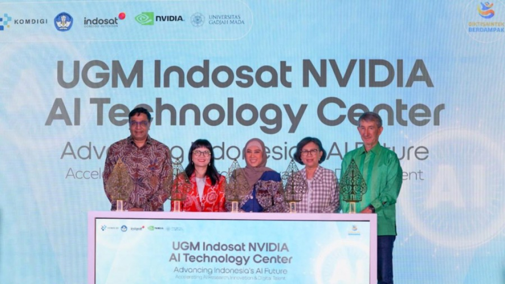 UGM-Indosat-NVIDIA Bangun Pusat Riset Teknologi di Indonesia