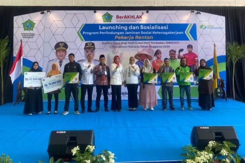 Pemkab Sidoarjo Daftarkan 42 Ribu Pekerja Rentan dalam Kepesertaan BPJS Kesehatan