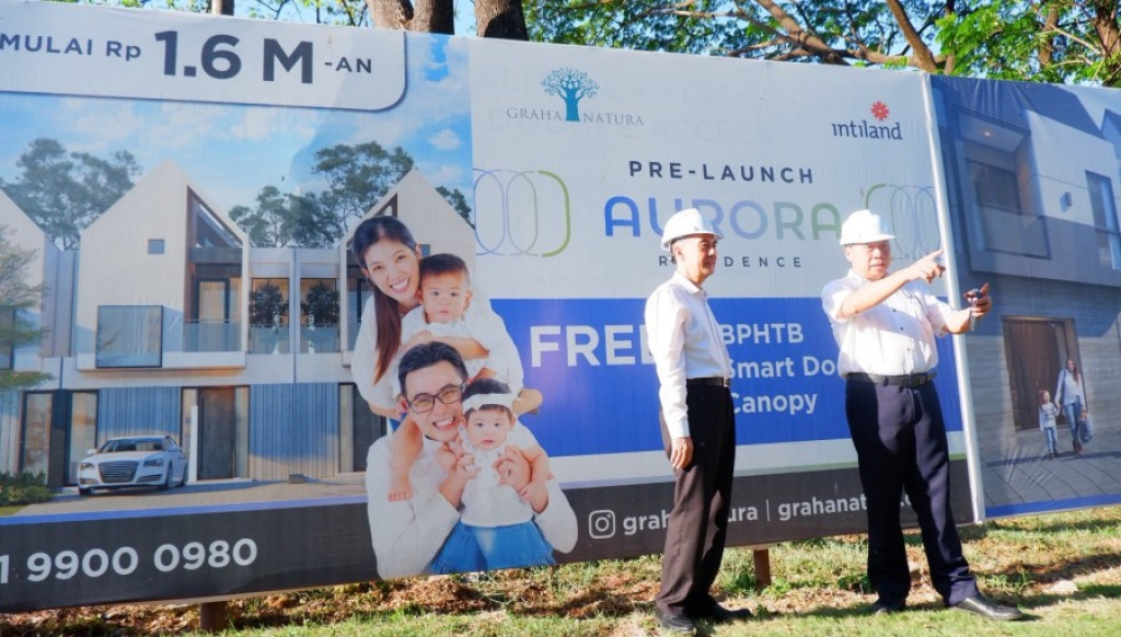 PT Intiland Development Tbk menghadirkan klaster terbaru di kawasan perumahan terpadu Graha Natura, Surabaya, dengan nama Aurora