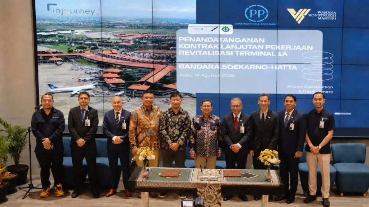 PTPP Garap Proyek Revitalisasi Terminal I Bandara Soeta Senilai Rp 1,19 Triliun