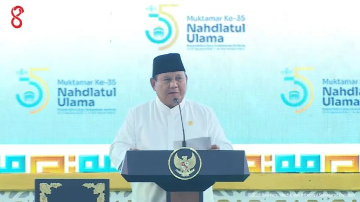 Hadiri Muktamar NU di Jombang, Presiden Prabowo Ungkap Kunci Agar Indonesia Jadi Bangsa yang Terhormat