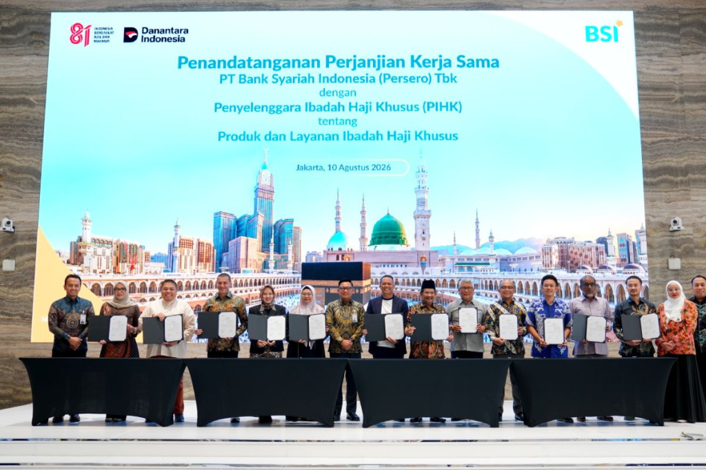 PT Bank Syariah Indonesia (Persero) Tbk (BSI) menggandeng ratusan Penyelenggara Ibadah Haji Khusus (PIHK)