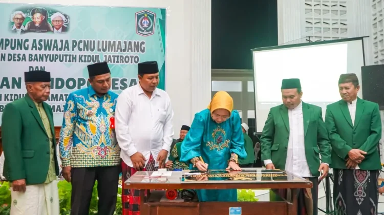 Bupati Lumajang Launching Kampung Aswaja NU di Putih Kidul Jatiroto