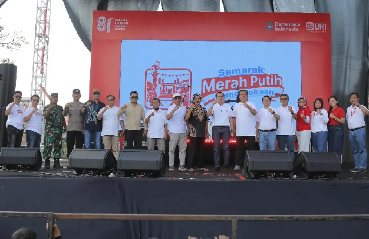 BRI Perkuat Ekonomi Lokal dan Nilai Sosial Desa Brilian melalui 'Semarak Merah Putih Kemerdekaan RI' di Desa Doudo